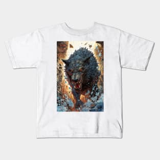 Wolf Monster Kids T-Shirt